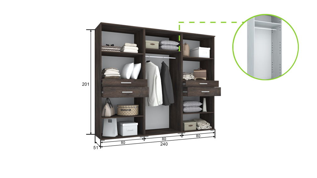 Corpus GIB Salon 10. 240 cm Sanremo-Canterbury