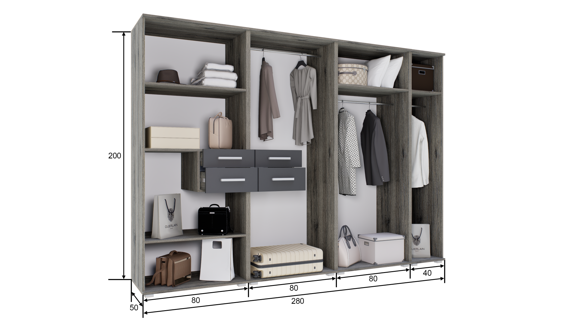 Corpus GIB Salon 13. 280 cm Sanremo-Canterbury