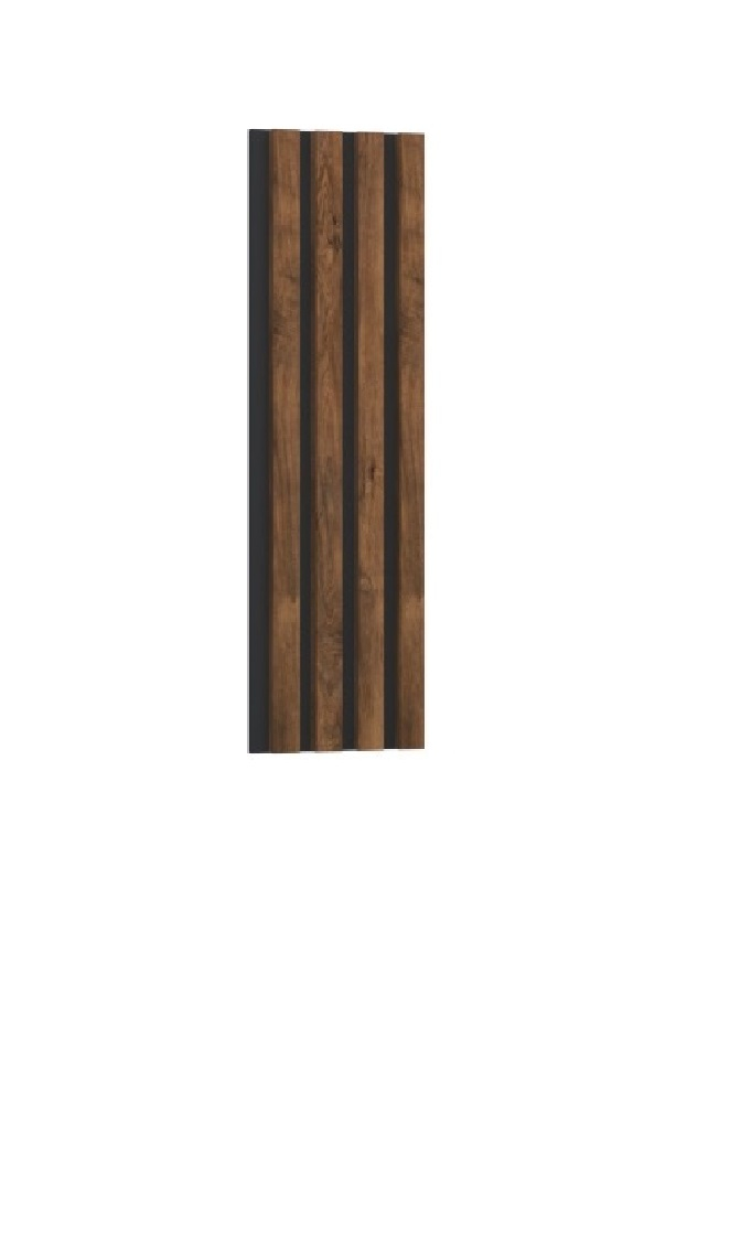 Corpus Tritón Falpanel 135 x 50 cm Lap: Antracit Léc: Kézműves tölgy