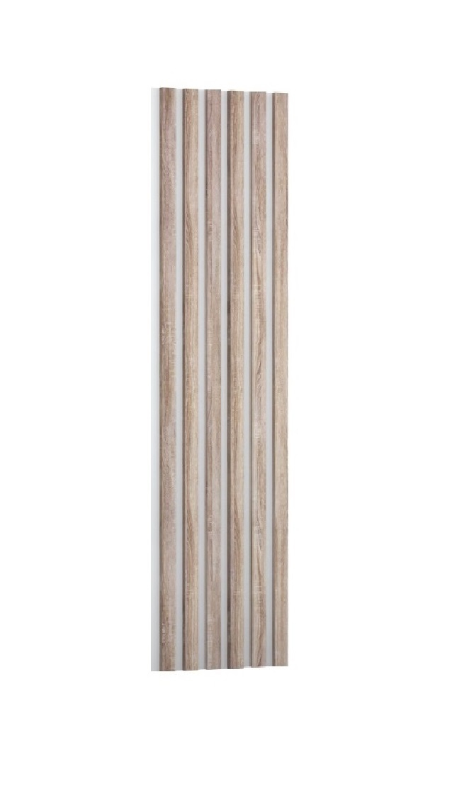 Corpus Tritón Falpanel 240 x 60 cm Lap: Fehér Léc: Sonoma
