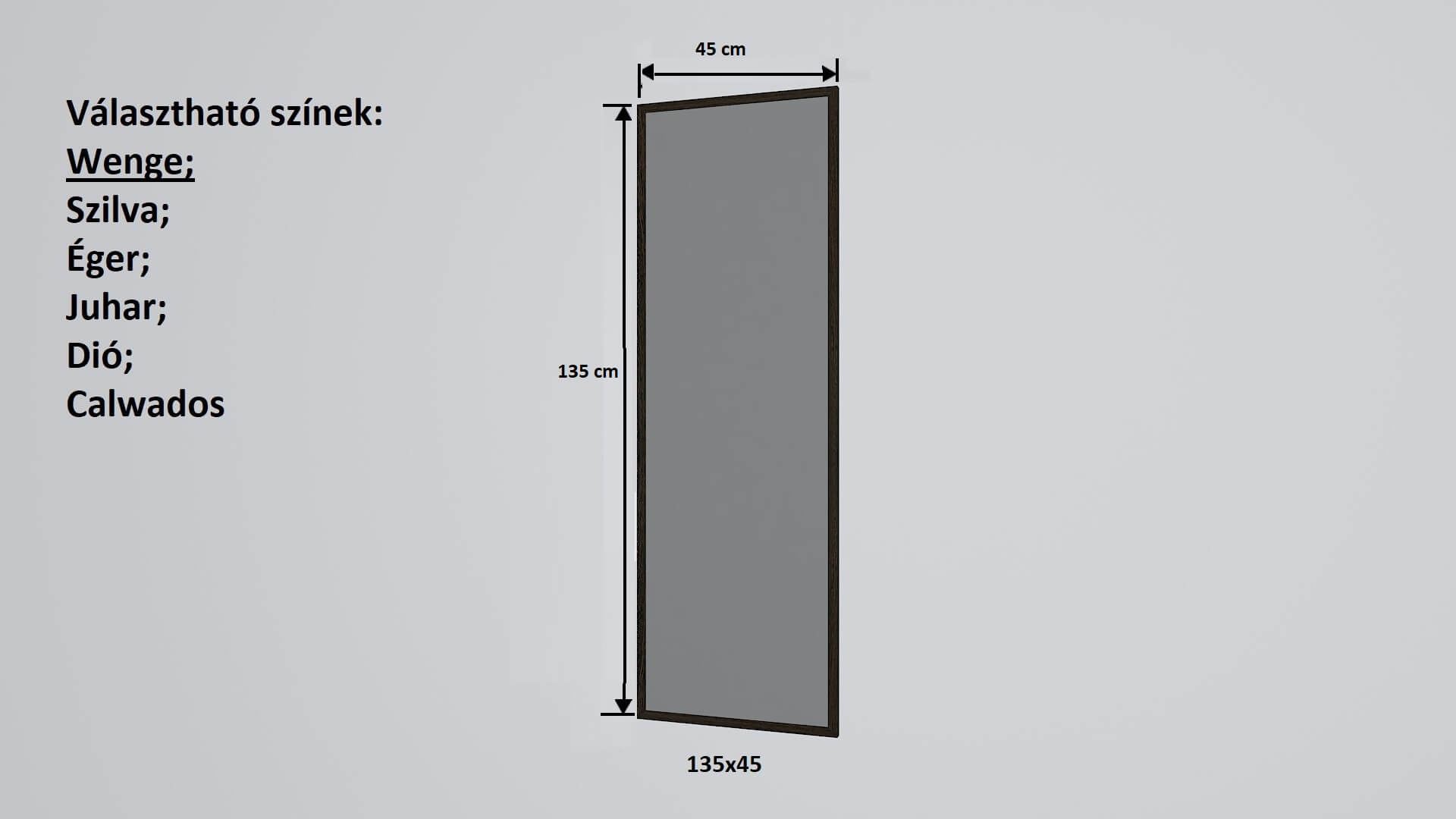 Corpus Tükörkeret 135x45