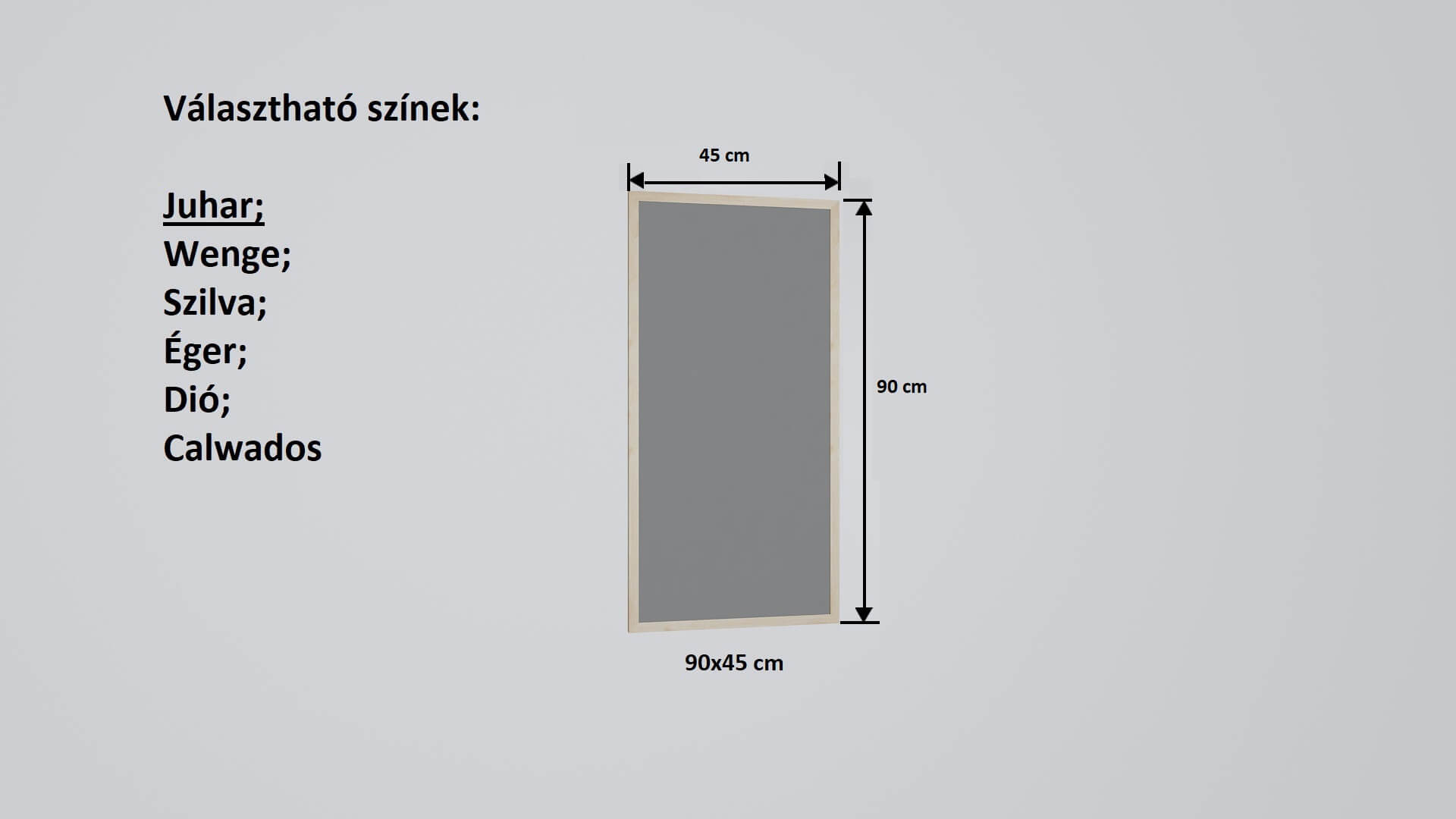 Corpus Tükörkeret 90x45